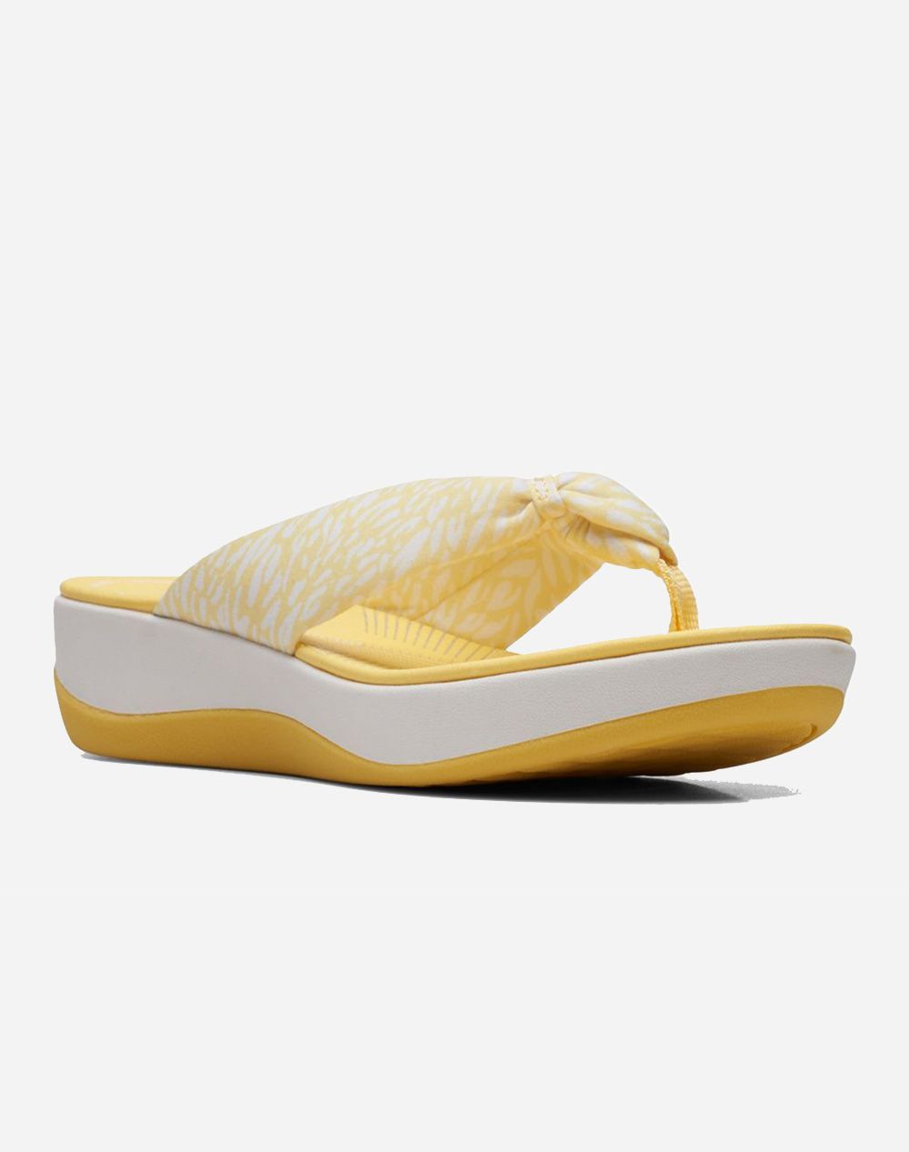 

Вьетнамки женские Clarks 26172467 желтые 37 EU, Желтый, 26172467
