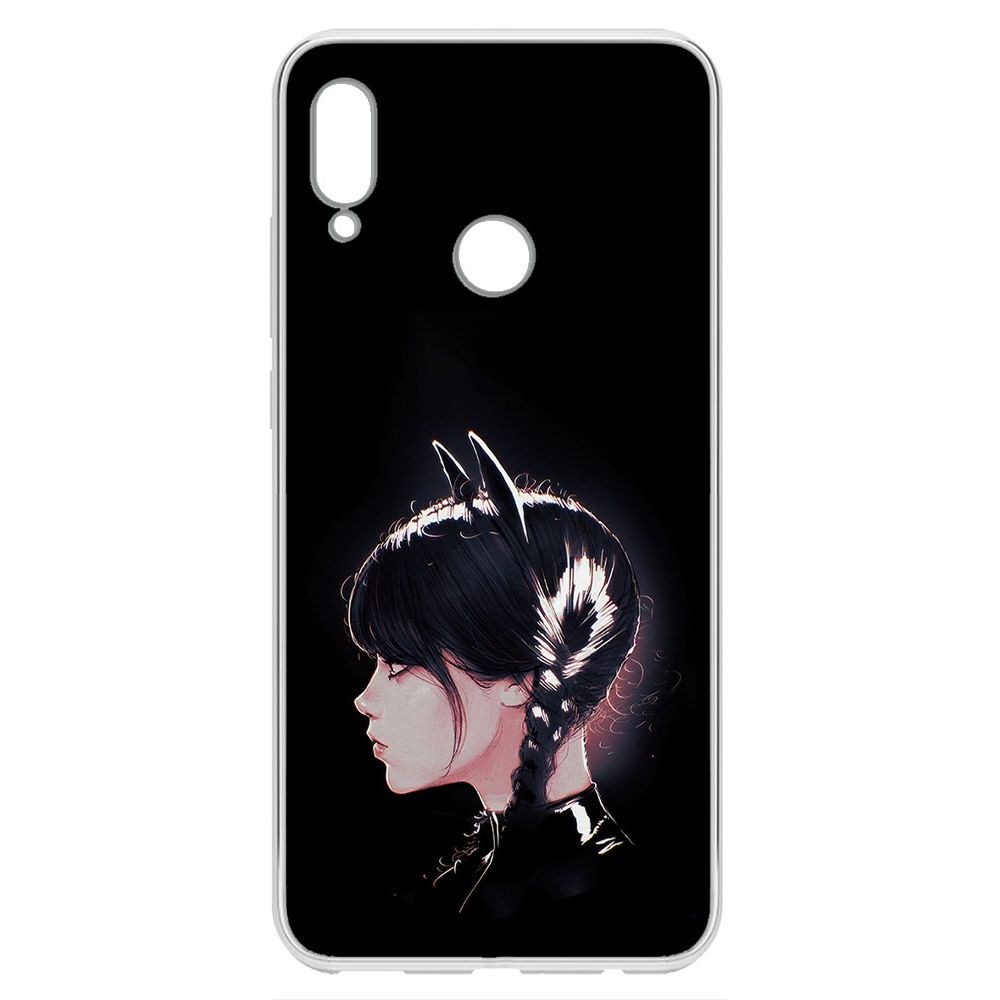 

Чехол-накладка Krutoff Clear Case Уэнсдей Аддамс - Кошка Уэнсдей для Honor 10 Lite, Прозрачный