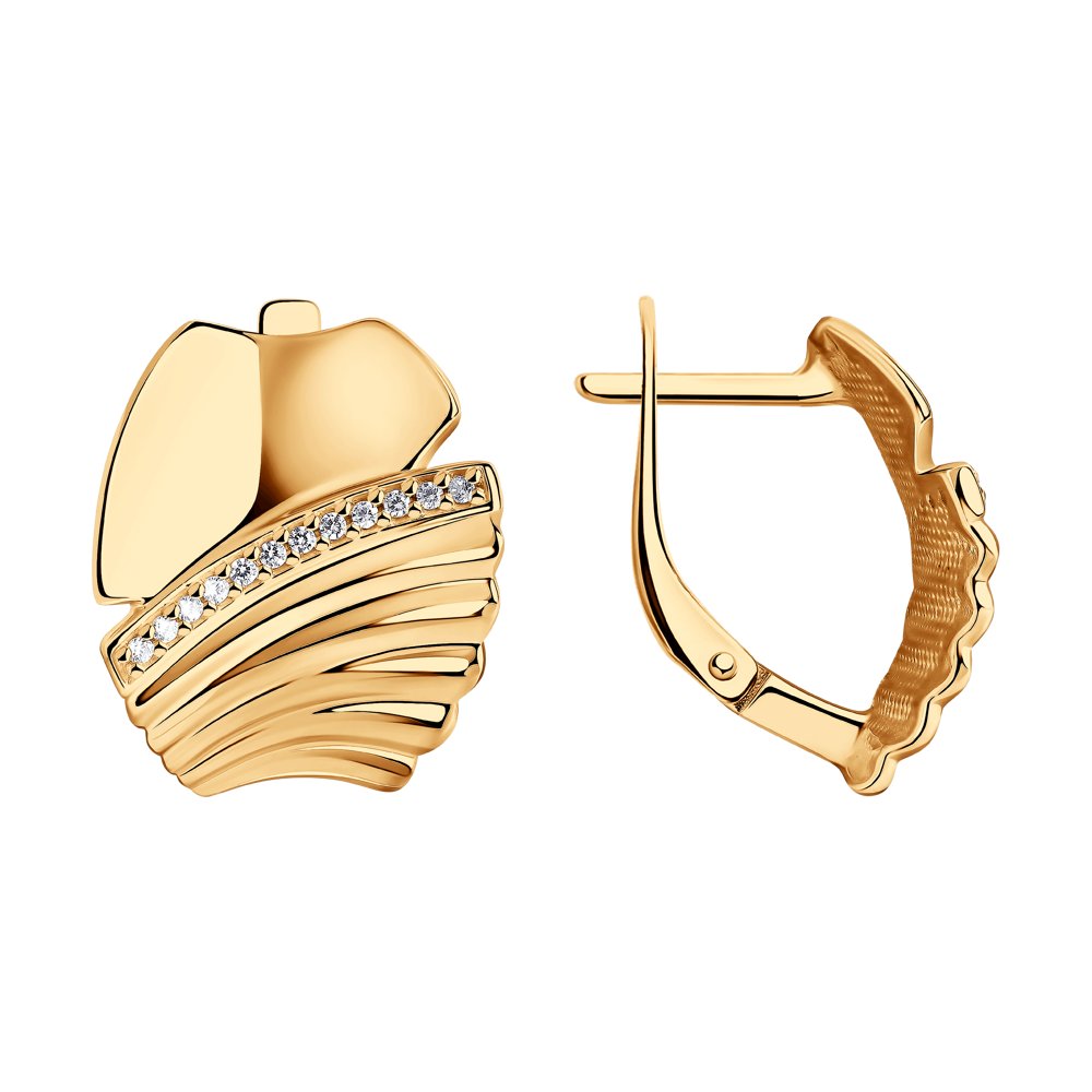 

Серьги из серебра с фианитом SOKOLOV 93021040, 93021040