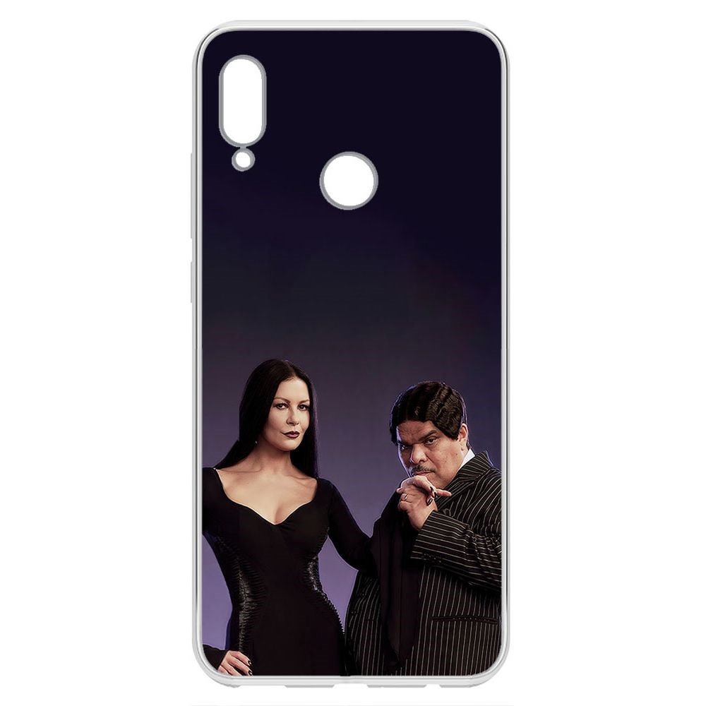 

Чехол-накладка Krutoff Clear Case Уэнсдей Аддамс - Мортиша и Гомес для Honor 10 Lite, Прозрачный