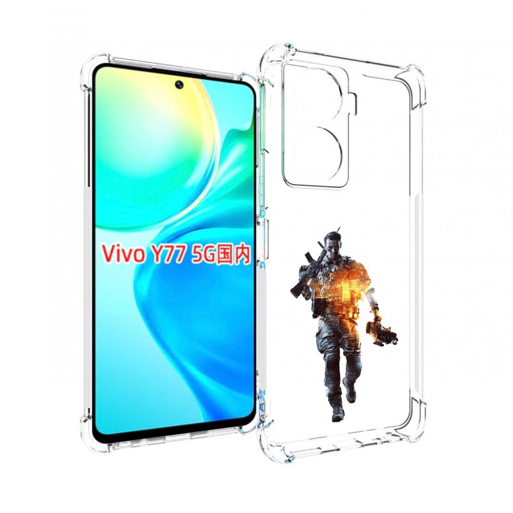 

Чехол MyPads Battlefield-4 мужской для Vivo Y77 5G, Прозрачный, Tocco