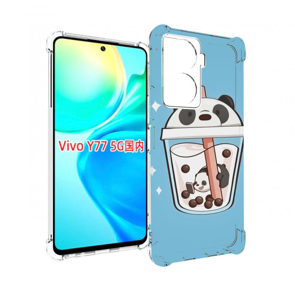 

Чехол MyPads Bubble tea для Vivo Y77 5G, Прозрачный, Tocco