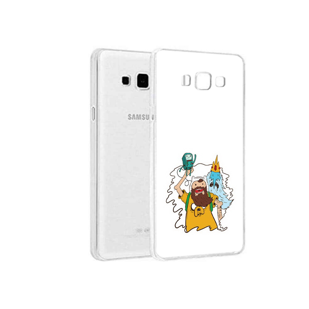 

Чехол MyPads Tocco для Samsung Galaxy A3 (2015) время приключений старый Финн, Прозрачный, Tocco