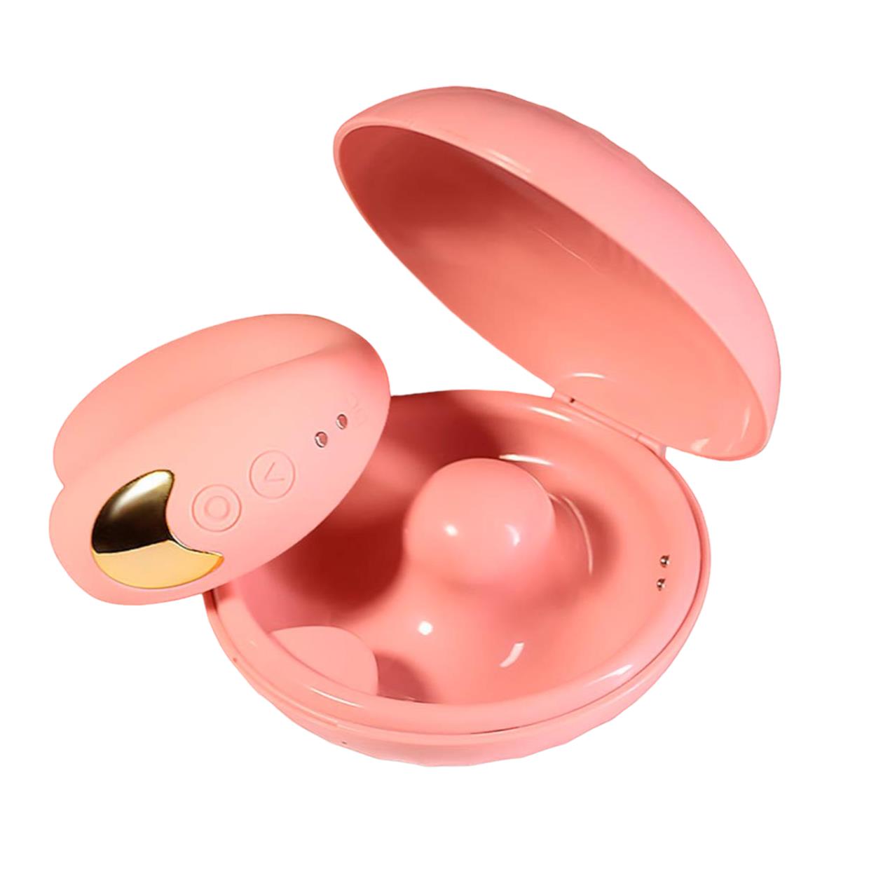 Вакуумный стимулятор JIUUY Kissbaby, 3 в 1, розовый