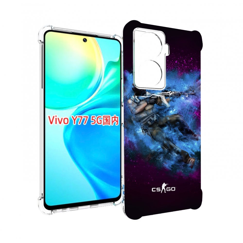 

Чехол MyPads CS-go-террорист для Vivo Y77 5G, Прозрачный, Tocco