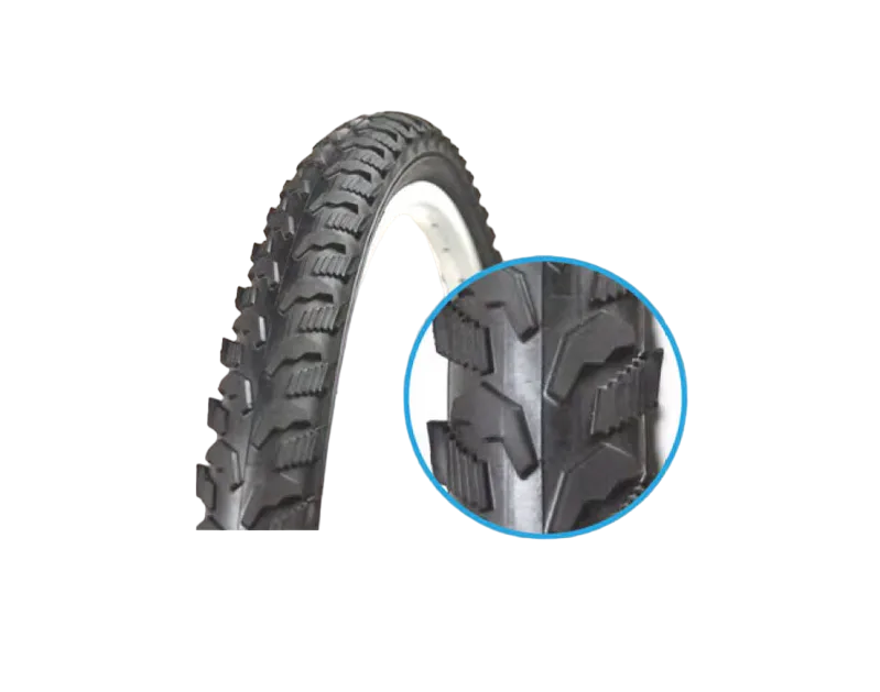 

Покрышка TRIX 24"х 2.10 (54-507) TXBM-022, горная высокая, черная, Черный, TXBM-022