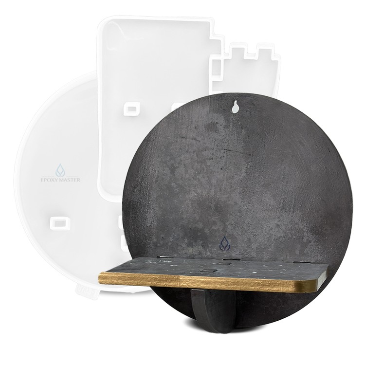 

Силиконовый молд Epoxy Master Подвесная полка, d 20 см, 1 шт., Белый