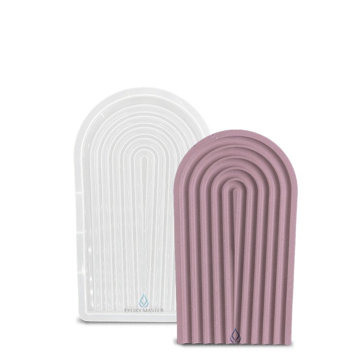 

Силиконовый молд Epoxy Master Поднос/подставка арка, 21x13 см, 1 шт., Белый