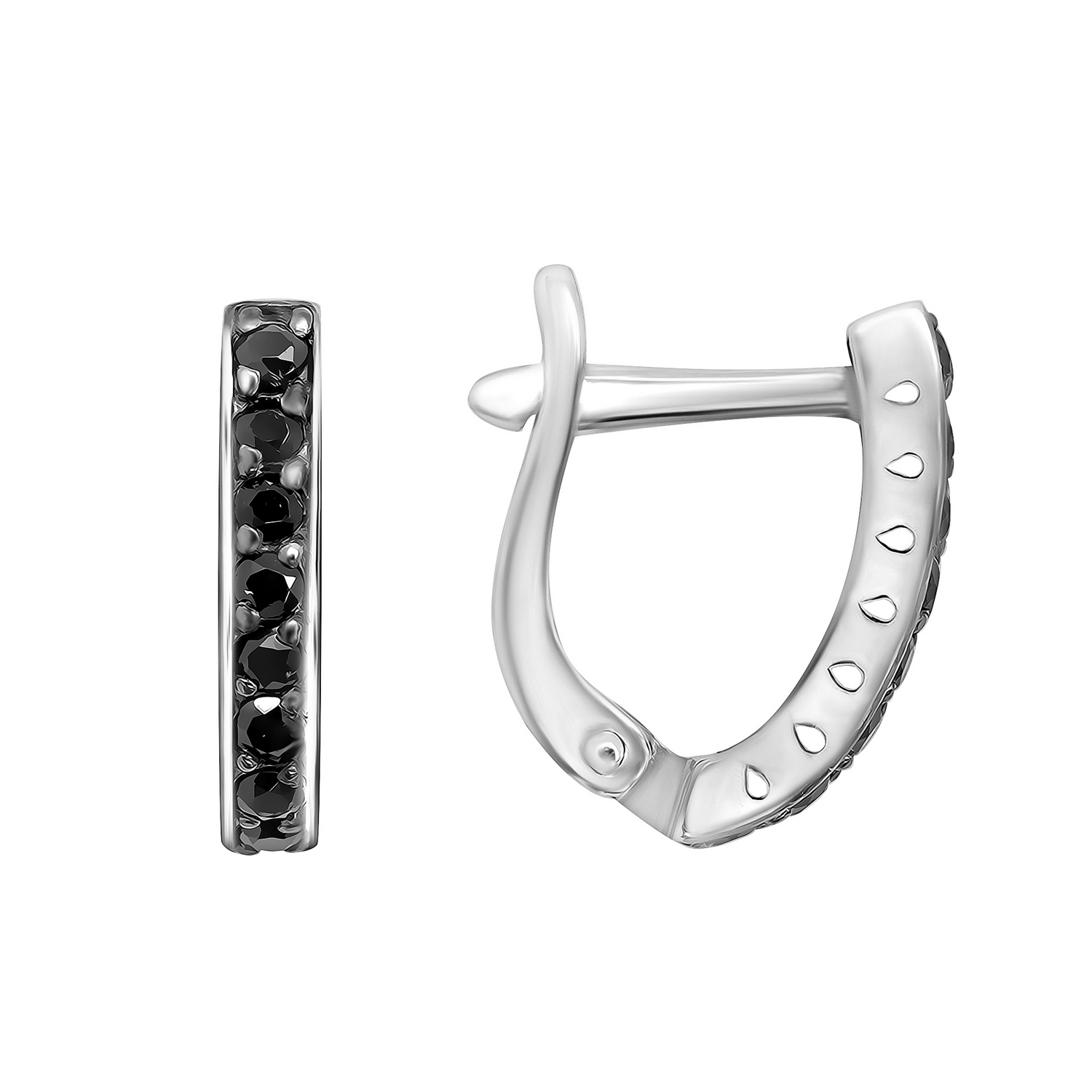 

Серьги из серебра ЯХОНТ Золотой 2698938, фианит, 2698938