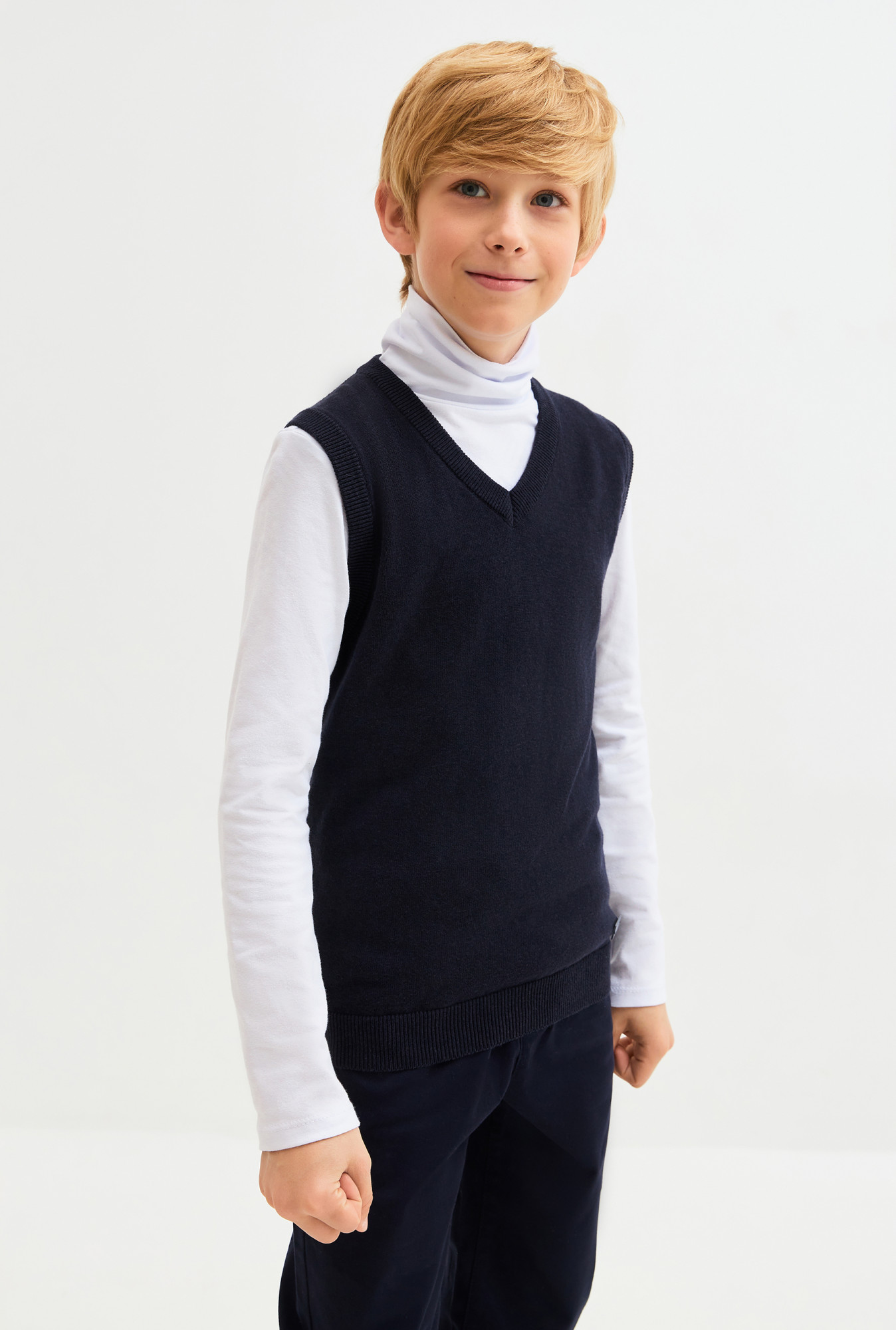 

Жилет для мальчиков Acoola 20140400028 цв.темно-синий р.128, 20140400028