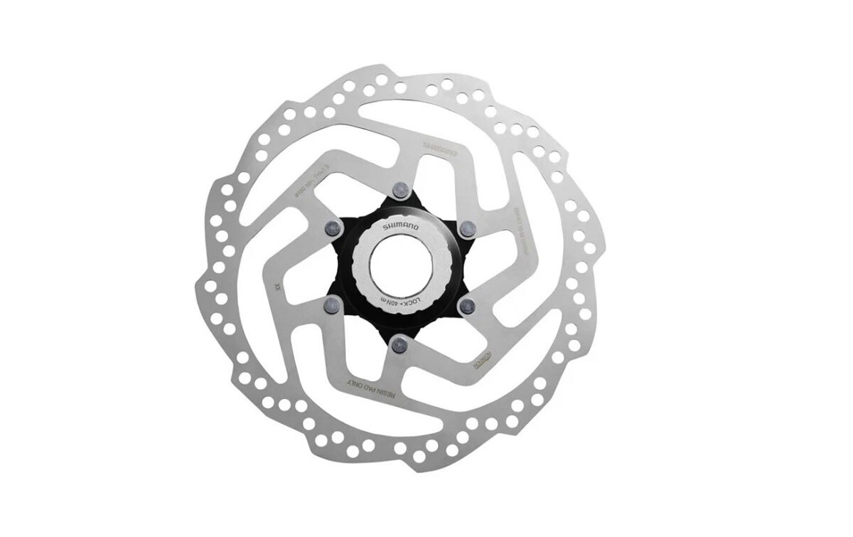 Ротор дискового тормоза Shimano, RT10, 160мм, lock ring, только для пластиковых колодо