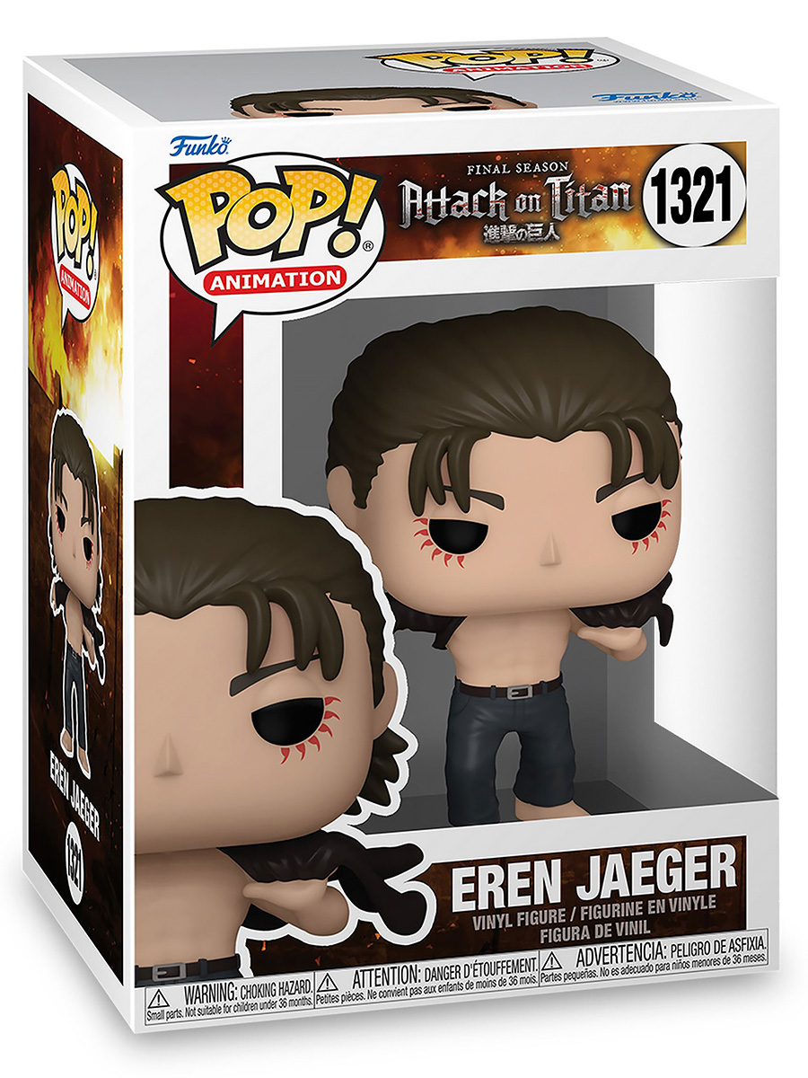 

Фигурка Funko POP! Атака титанов Эрен Йегер Attack on Titan №1321 10 см, POP!