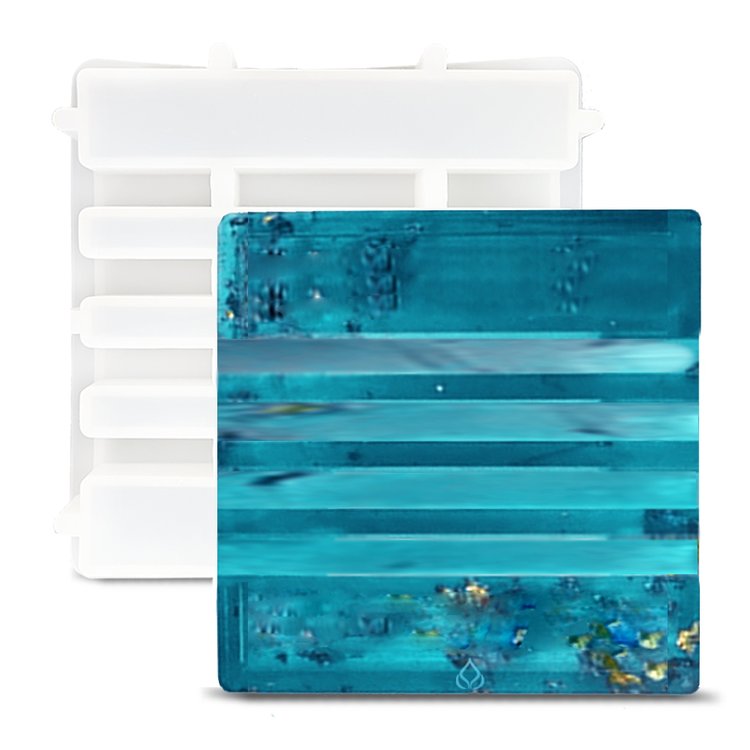 

Силиконовый молд Epoxy Master Подставка для коастеров, 13,5x11см, 1 шт., Белый
