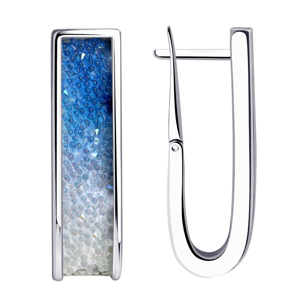 

Серьги из серебра с фианитом SOKOLOV 94024791, 94024791