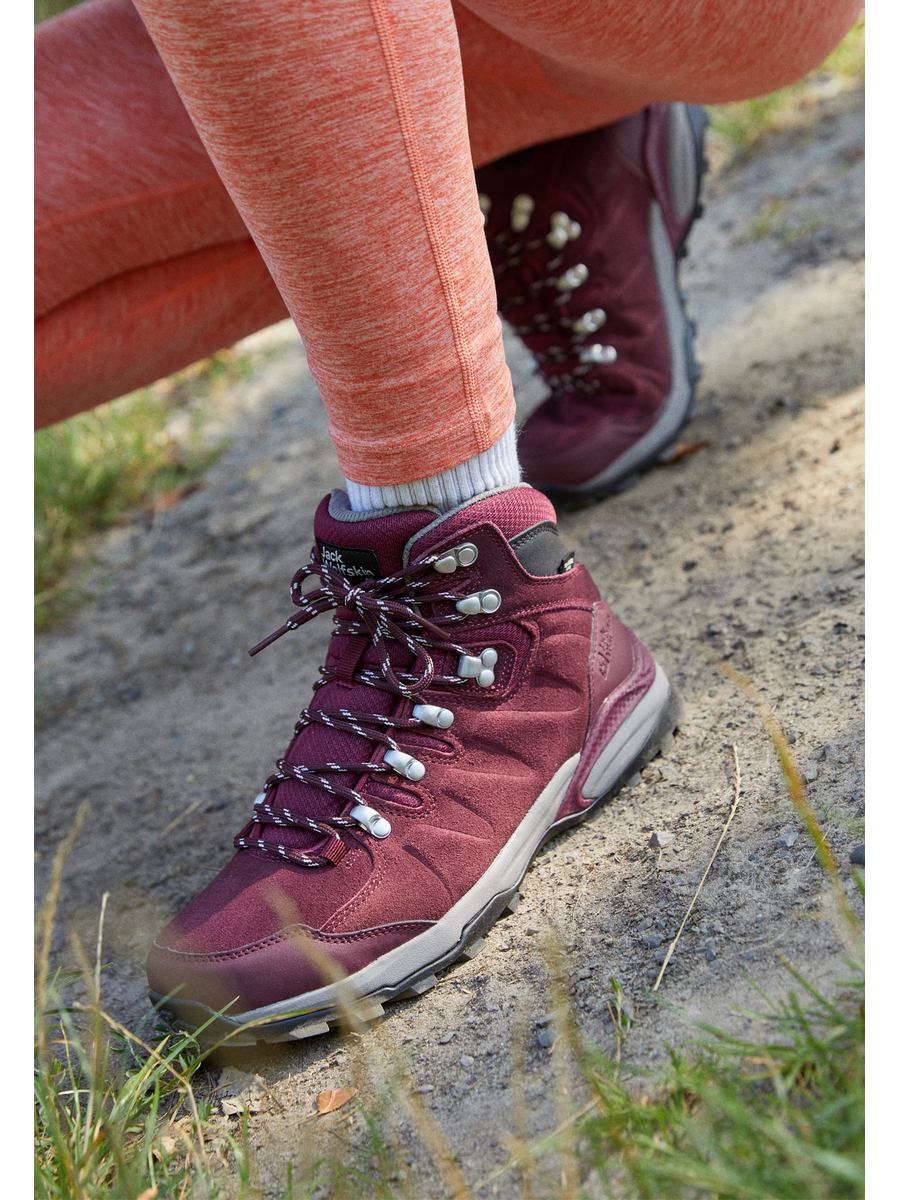 

Ботинки женские Jack Wolfskin JA441A04A бордовые 42.5 EU, Бордовый, JA441A04A