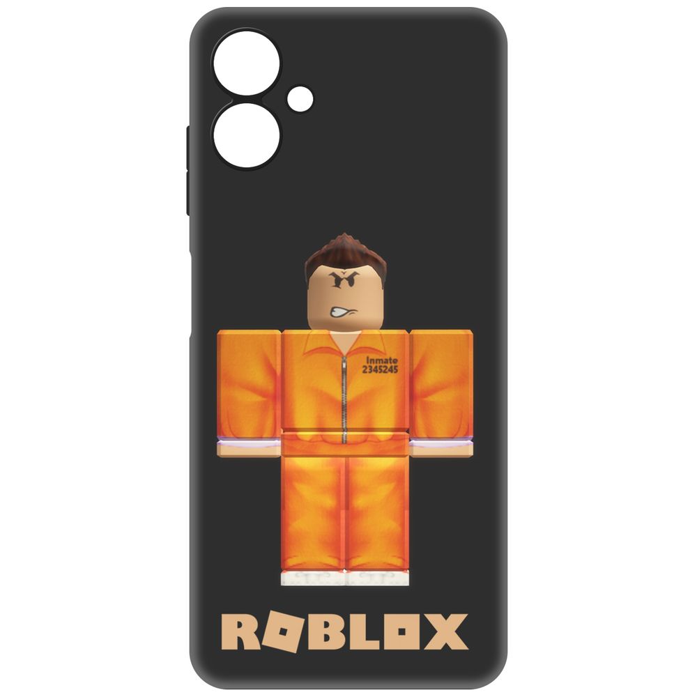 

Чехол-накладка Krutoff Soft Case Roblox-Заключенный для Samsung Galaxy A06 (A065) черный