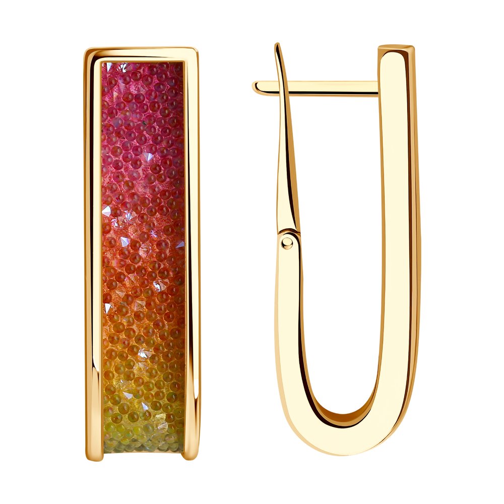

Серьги из серебра SOKOLOV 93022209, фианит, 93022209