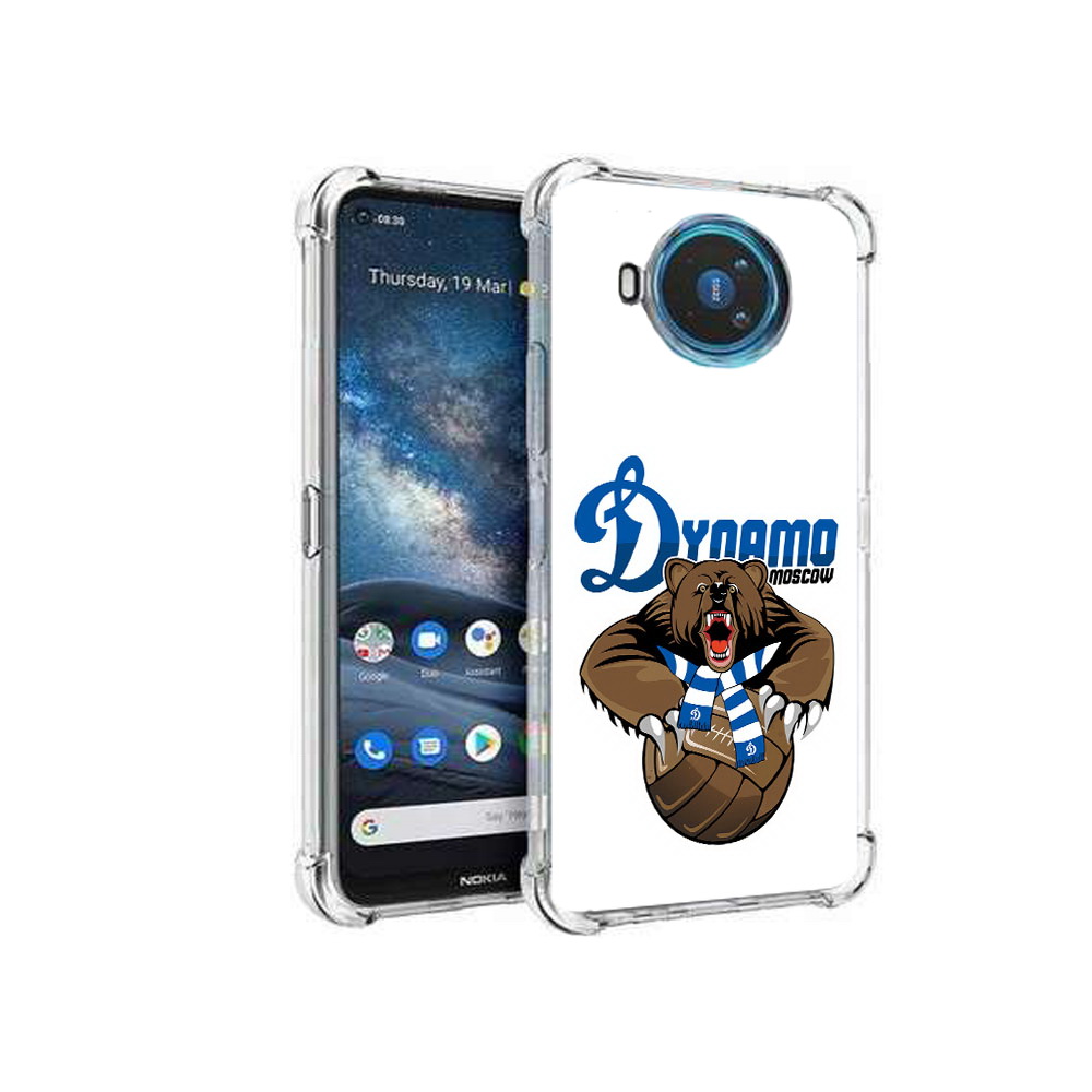 

Чехол MyPads Tocco для Nokia X100 ФК Динамо медведь (PT227057.109.175), Прозрачный, Tocco