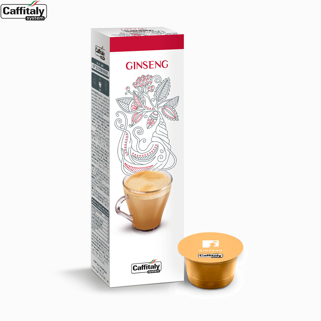 

Кофе в капсулах Caffitaly system Ecaffe Ginseng, 10 шт., Ecaffe Ginseng, 10 шт.
