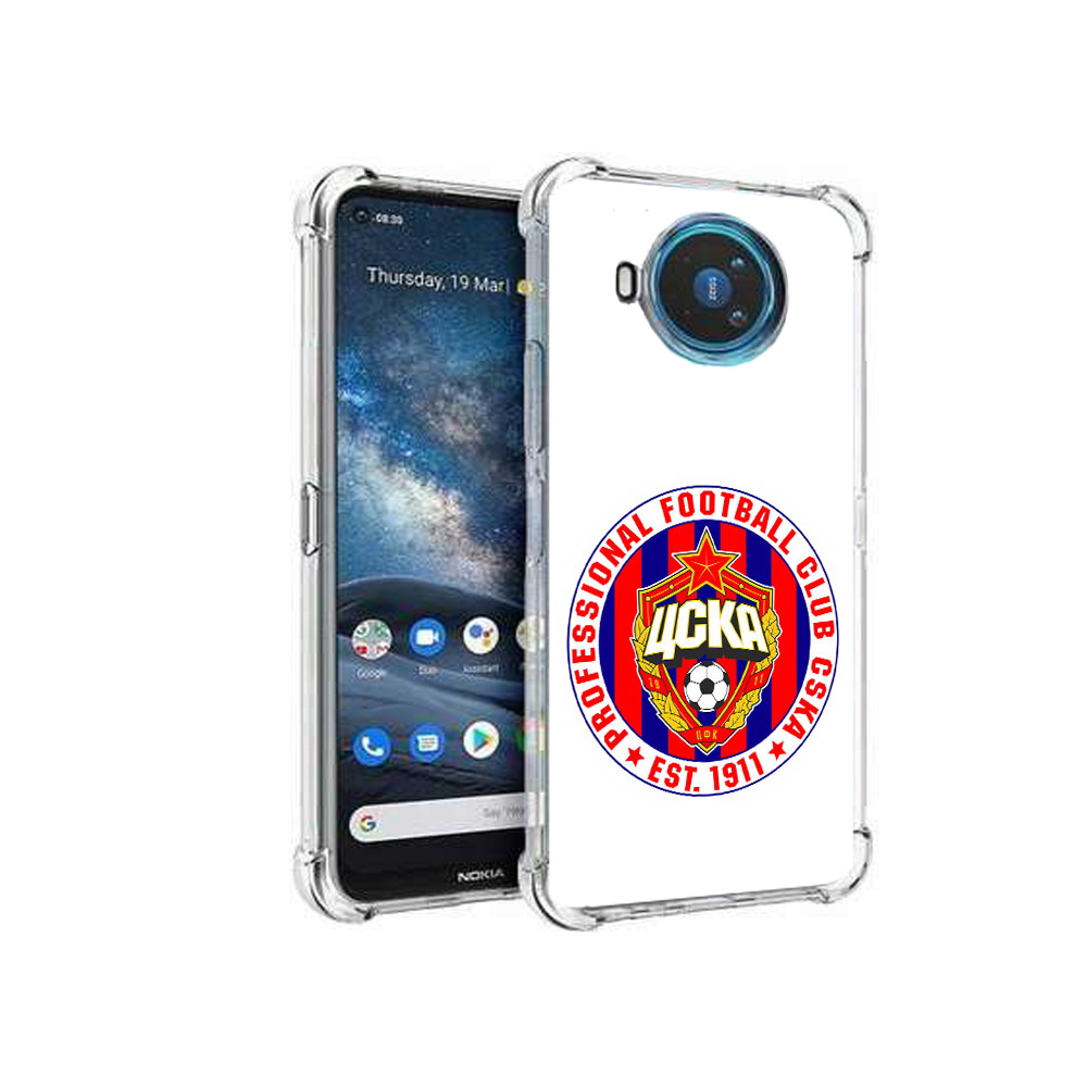 

Чехол MyPads Tocco для Nokia X100 ФК ЦСК логотип (PT227057.109.178), Прозрачный, Tocco