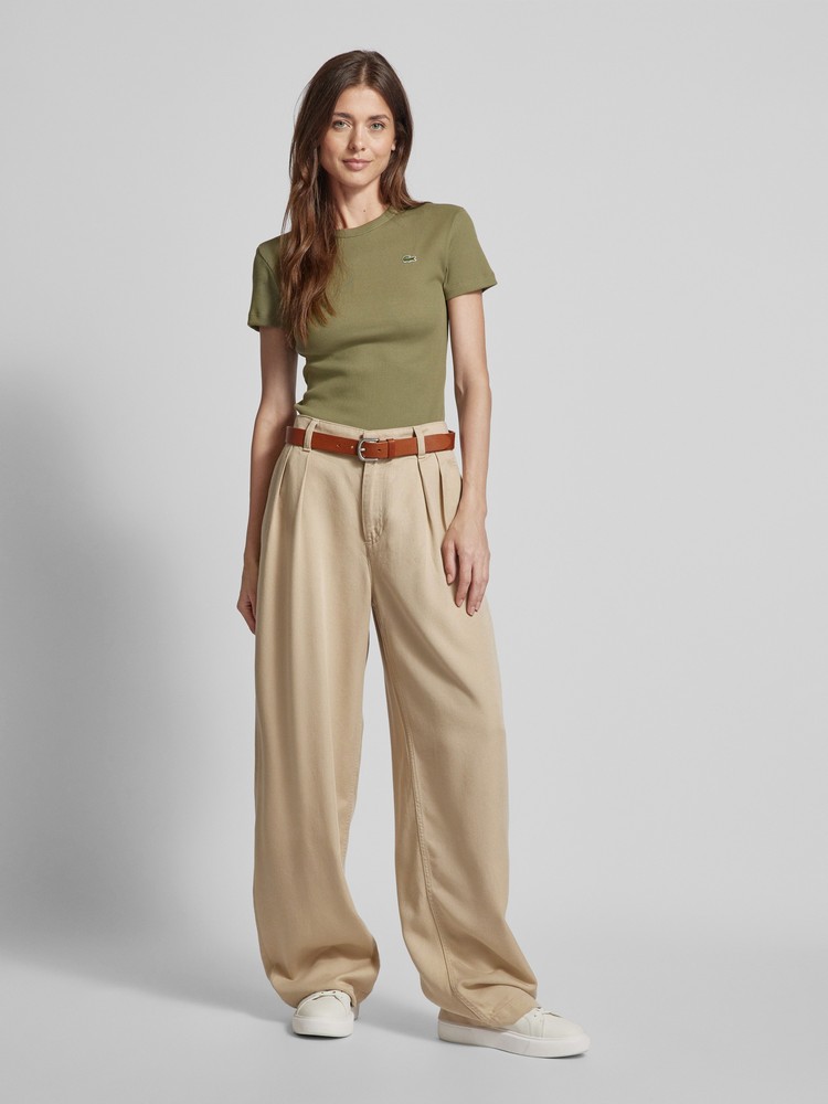 

Футболка женская Lacoste TF5538-00 хаки 40 EU, TF5538-00