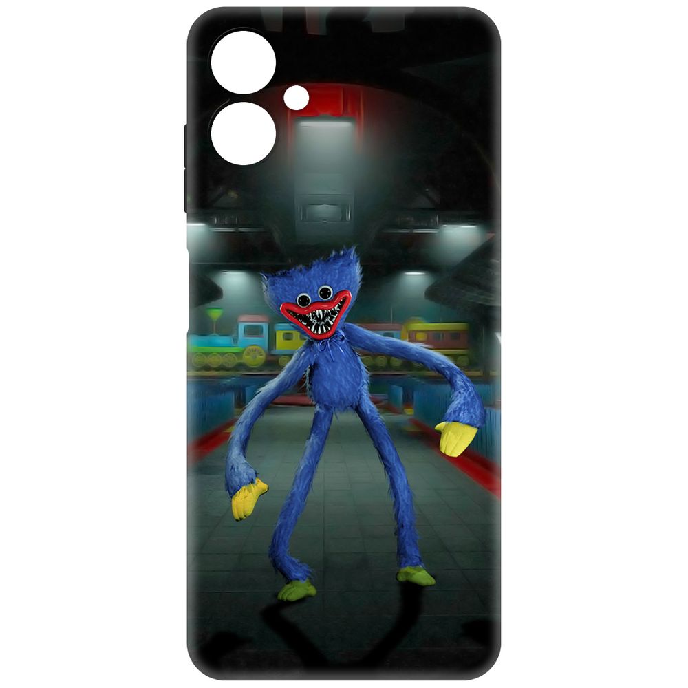 

Чехол-накладка Krutoff Soft Case Хаги Ваги для Samsung Galaxy A06 (A065) черный