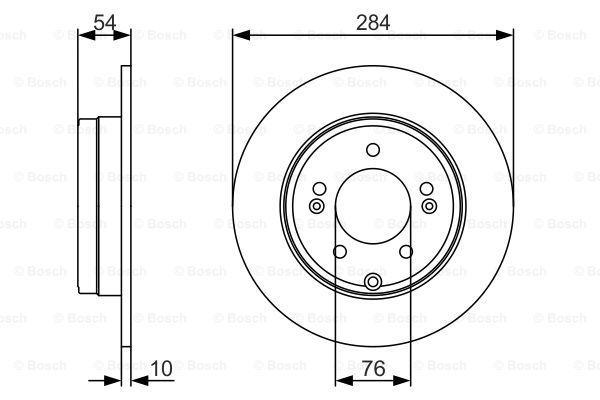 

Тормозной диск BOSCH 0986479A45