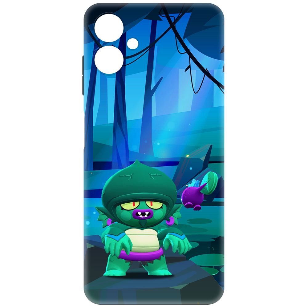 

Чехол-накладка Krutoff Soft Case Brawl Stars - Болотный Джин для Samsung Galaxy A06 (A065), Черный