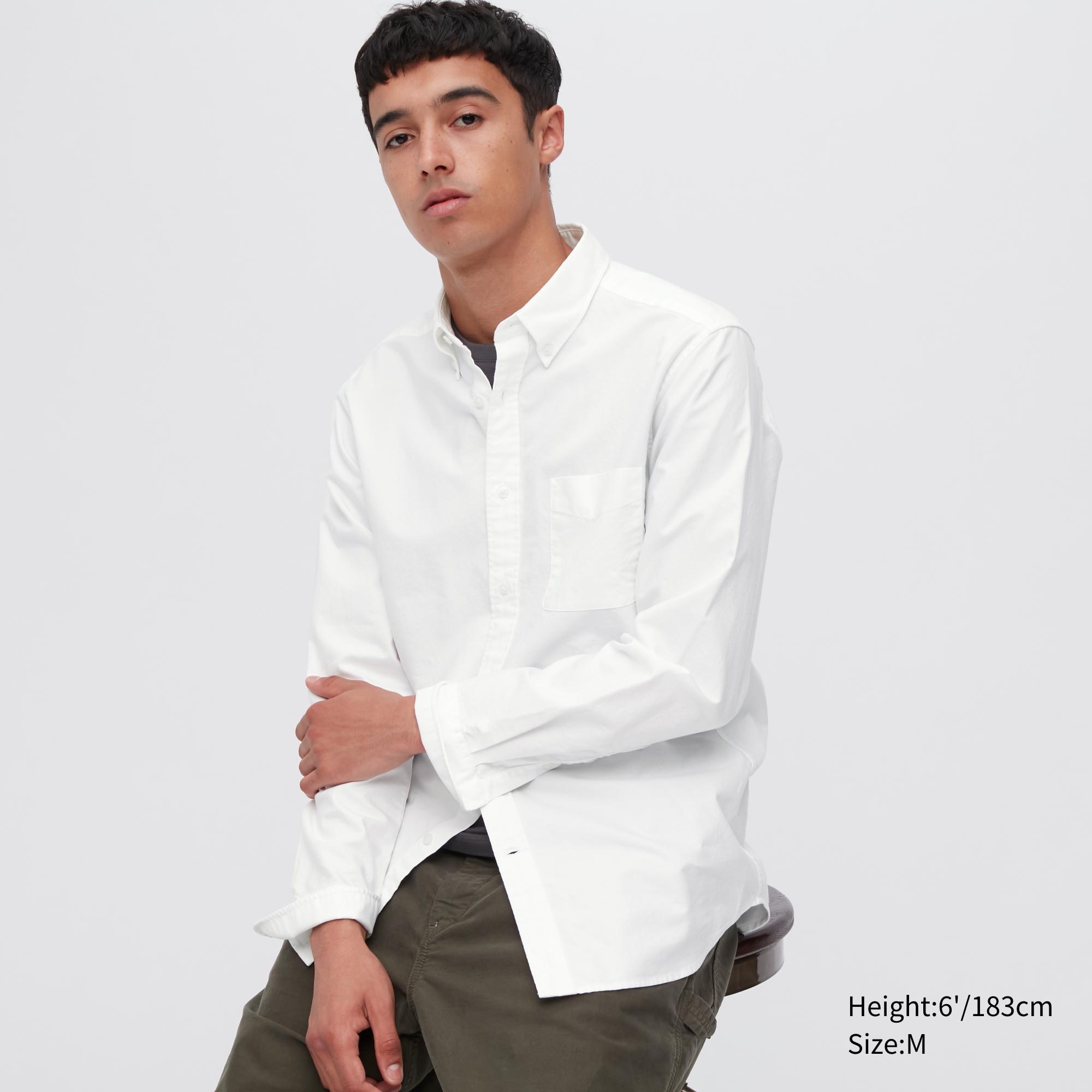 

Рубашка мужская UNIQLO 452299COL01 белая 2XS (доставка из-за рубежа), Белый, 452299COL01