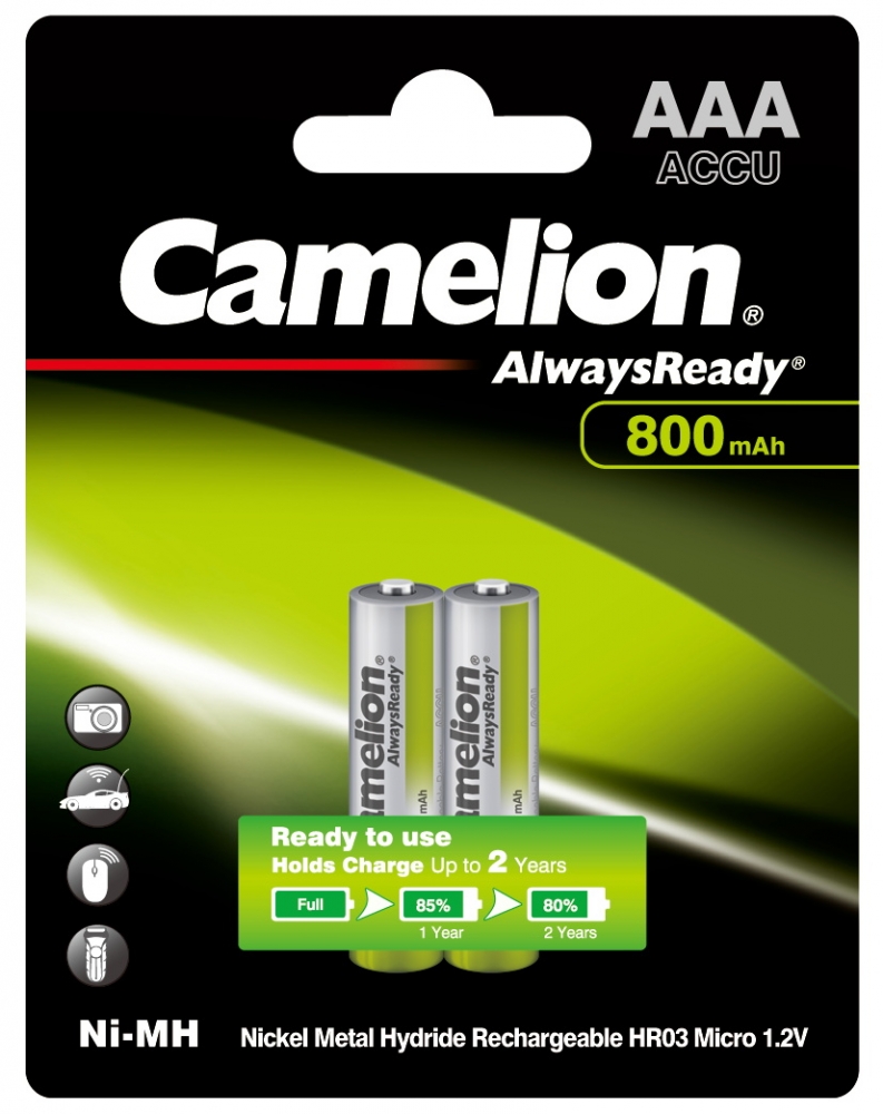 Набор из 24 шт, Аккумулятор Camelion NH-AAA800ARBP2