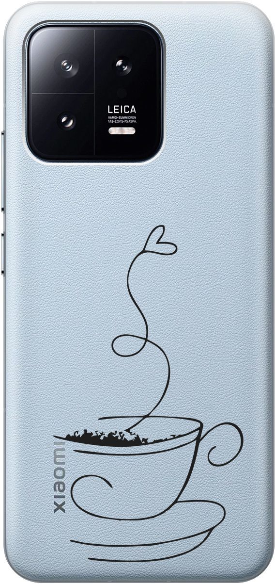 Силиконовый чехол на Xiaomi 13 с 3D принтом 