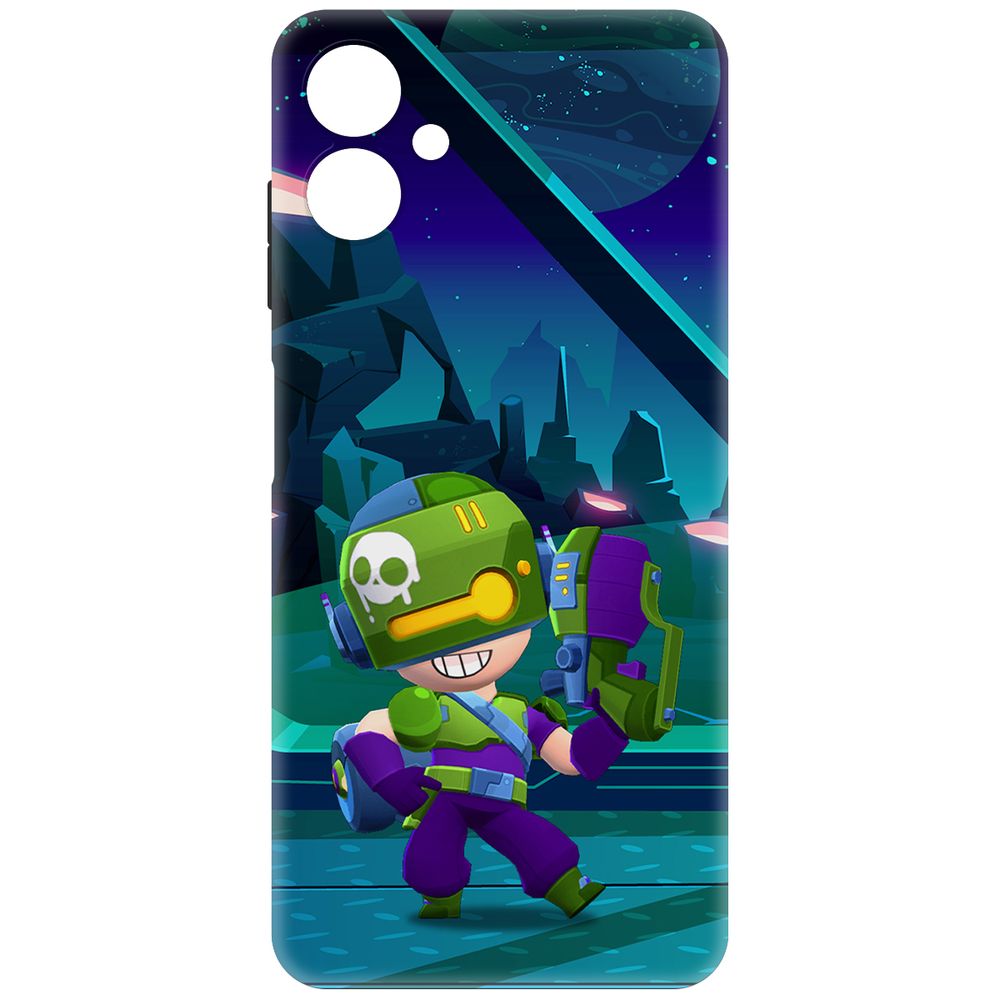 

Чехол-накладка Soft Case Brawl Stars - Контрабандистка Пенни для Samsung Galaxy A06 (A065), Черный