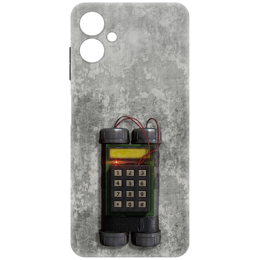 

Чехол-накладка Krutoff Soft Case Cтандофф 2 - C4 для Samsung Galaxy A06 (A065), Черный