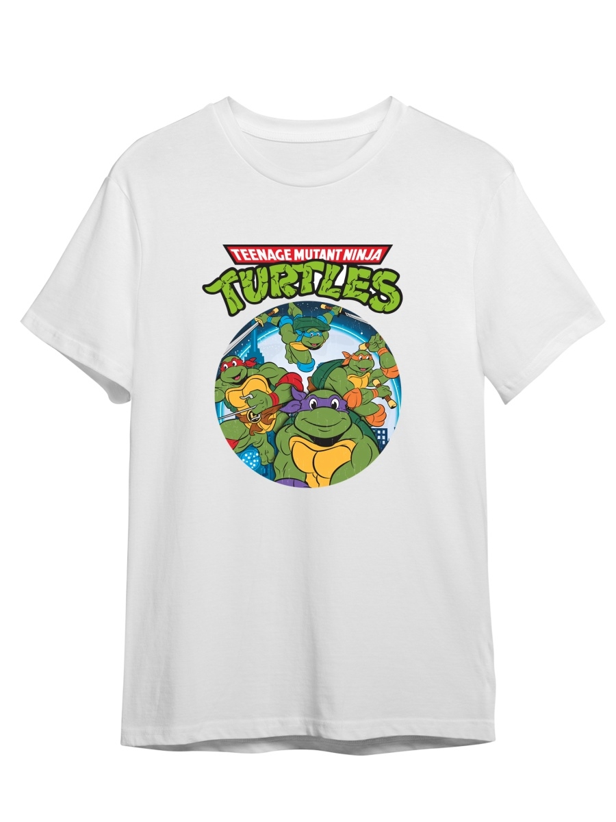 

Футболка унисекс СувенирShop Черпашки ниндзя/TMNT 14 белая S (44-46), Белый, "Черпашки ниндзя/TMNT" 14