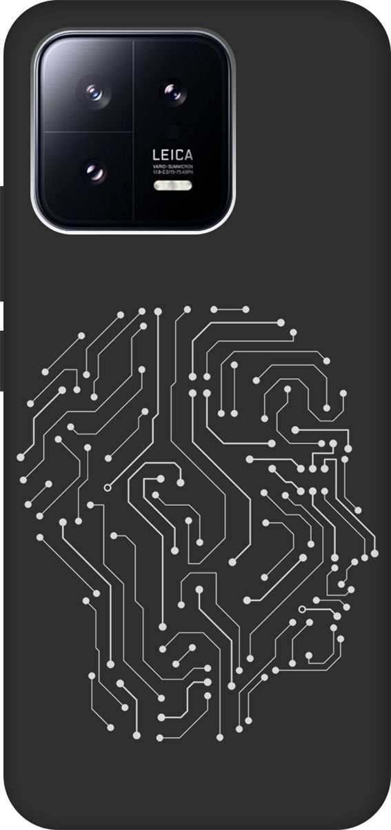 

Матовый Soft Touch силиконовый чехол на Xiaomi 13 с 3D принтом "Mindmap" черный, Черный;белый, 159020