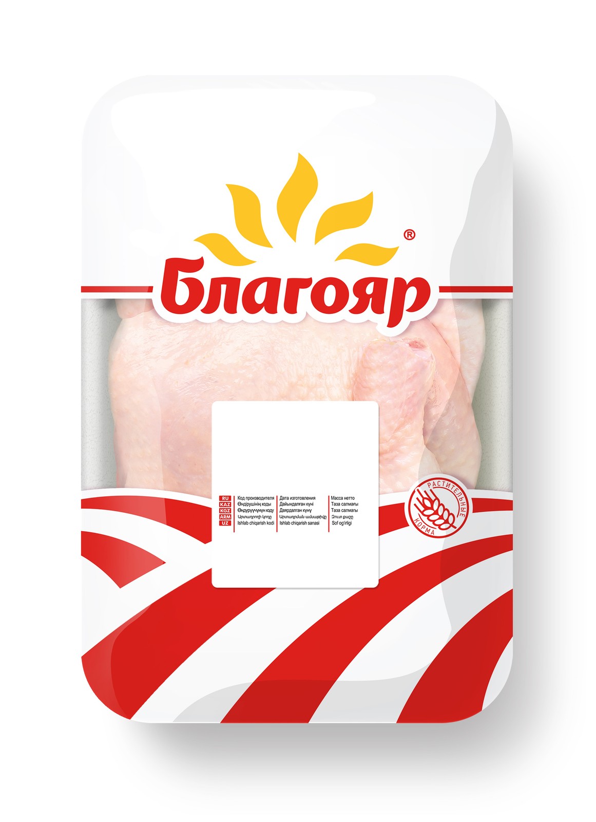 

Окорочок цыпленка-бройлера Благояр охлажденный