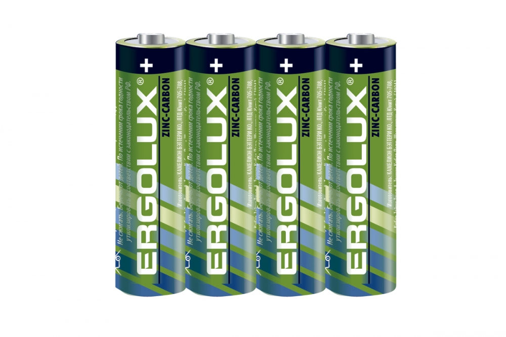 Набор из 60 шт, Батарейка Ergolux R6 SR4 (R6SR4,1.5В)