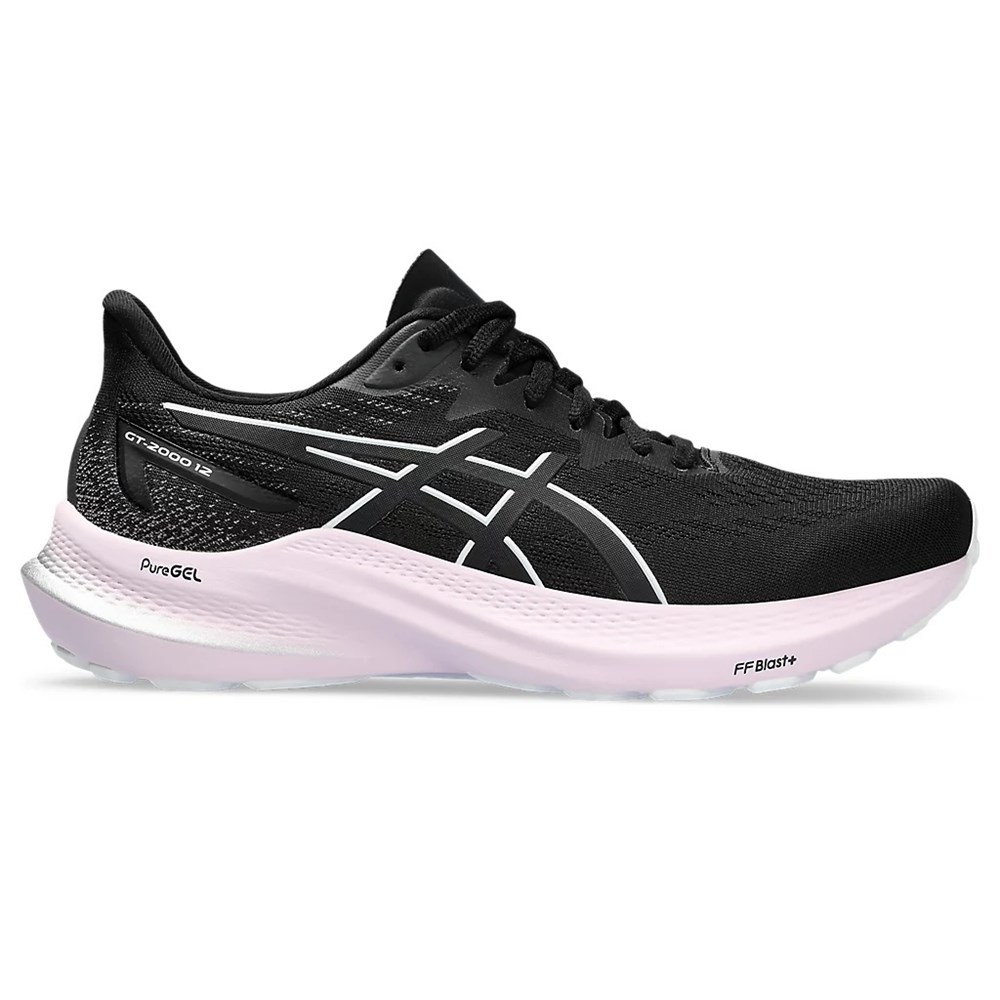 Спортивные кроссовки женские Asics GT-2000 черные 7.5 US