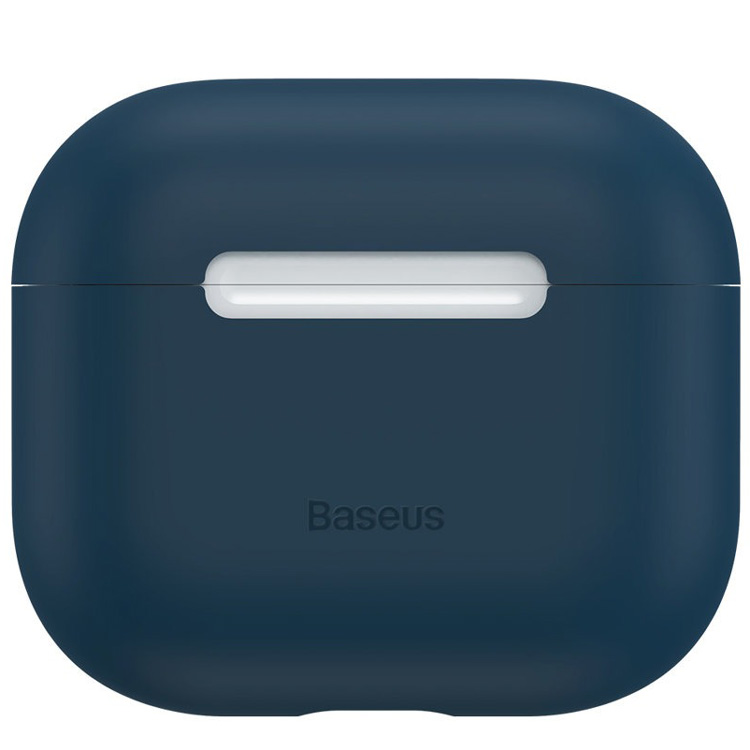 

Чехол для Apple AirPods 3 Baseus Super Thin Silica Gel Case - Синий