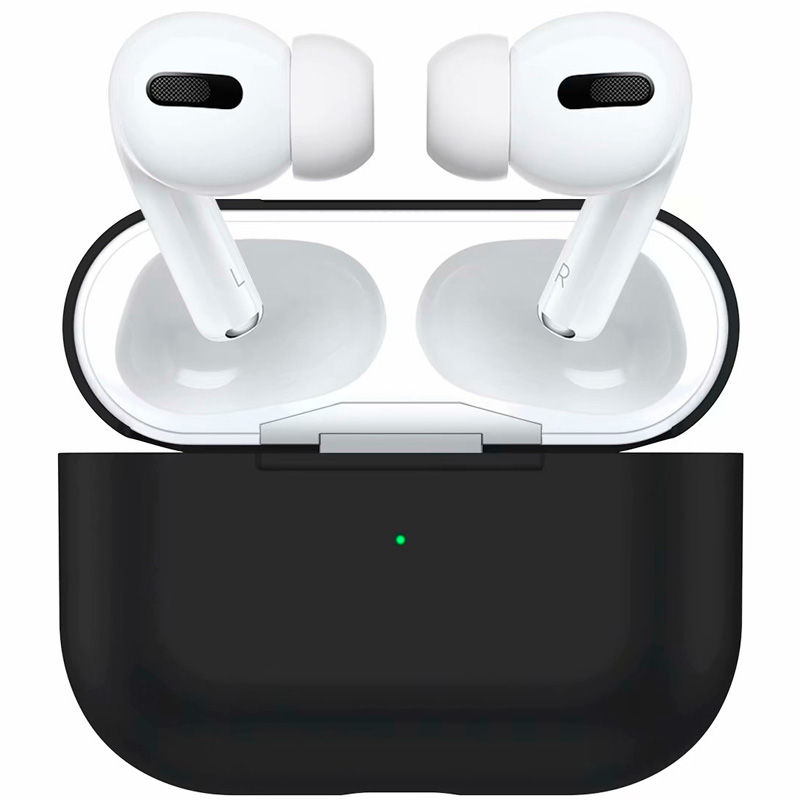 Чехол для Apple AirPods 3 силиконовый InnoZone - Черный