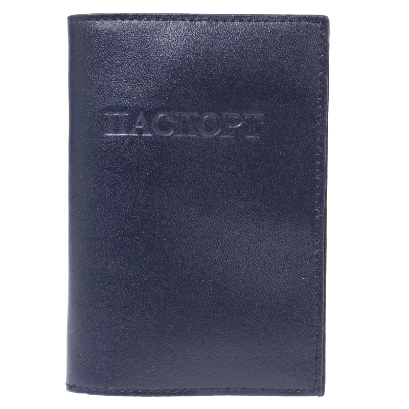 Обложка для паспорта унисекс 40050120/3V1 синяя Flioraj. Цвет: синий