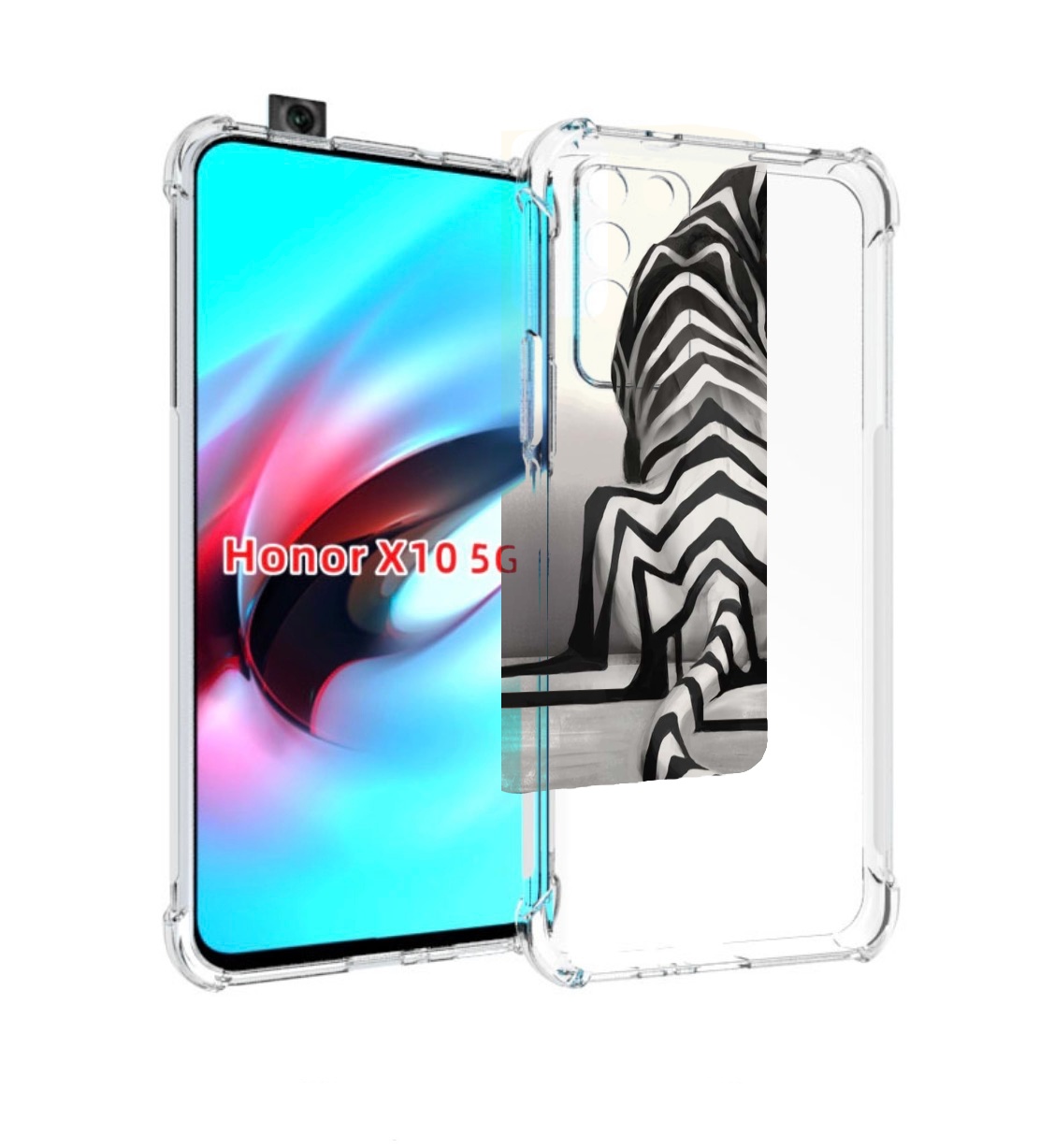 

Чехол MyPads Fantastic Beasts by Jade Mere для Honor X10, Прозрачный, Tocco