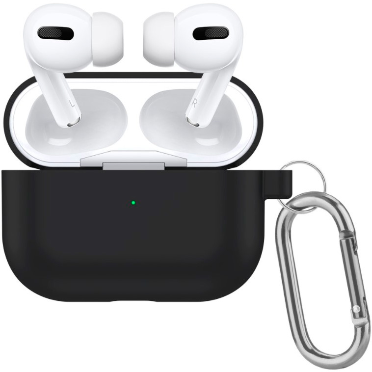 Чехол для Apple AirPods 3 с карабином силиконовый InnoZone Hang Case