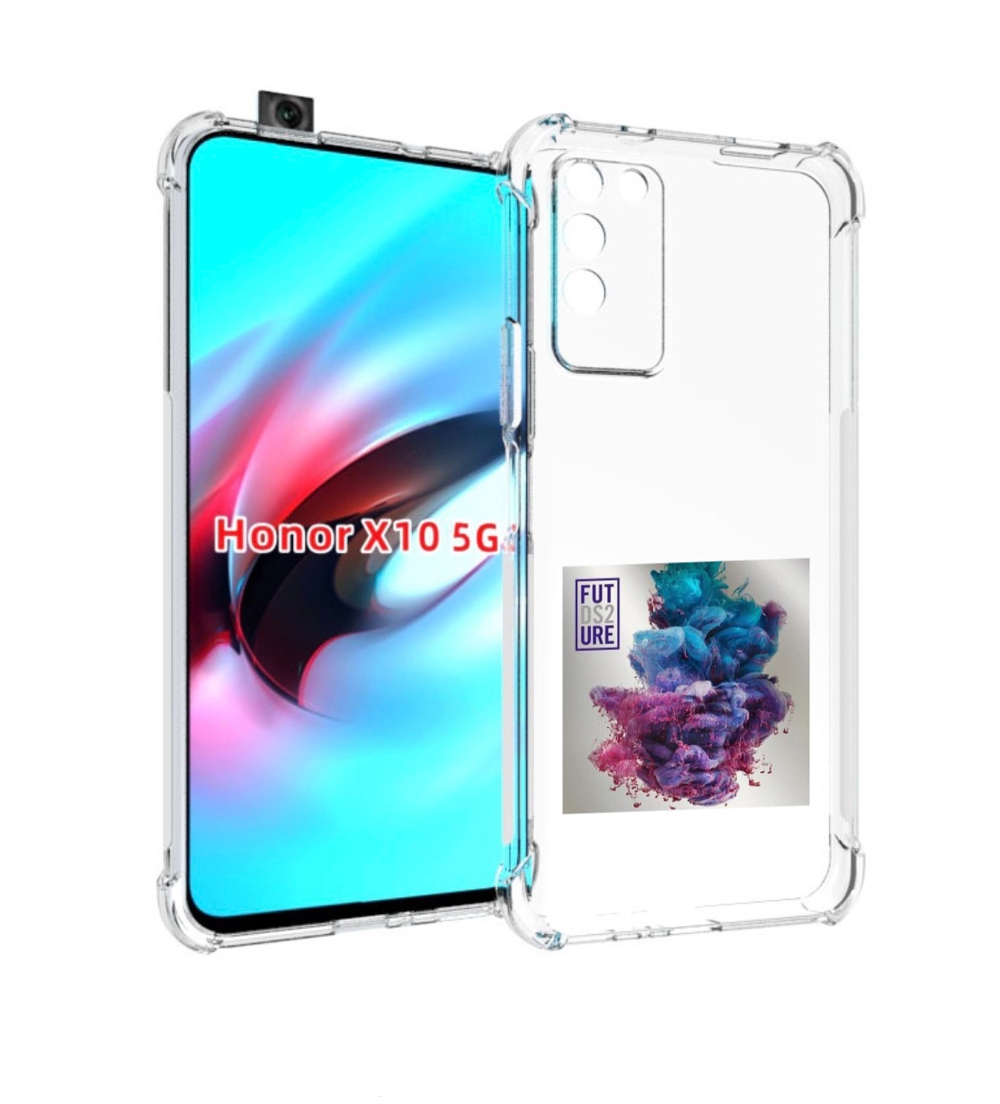 

Чехол MyPads Future - DS2 (Dirty Sprite 2) для Honor X10, Прозрачный, Tocco