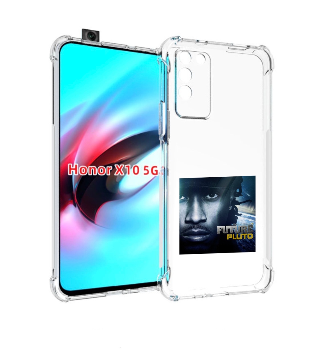 

Чехол MyPads Future - Pluto для Honor X10, Прозрачный, Tocco