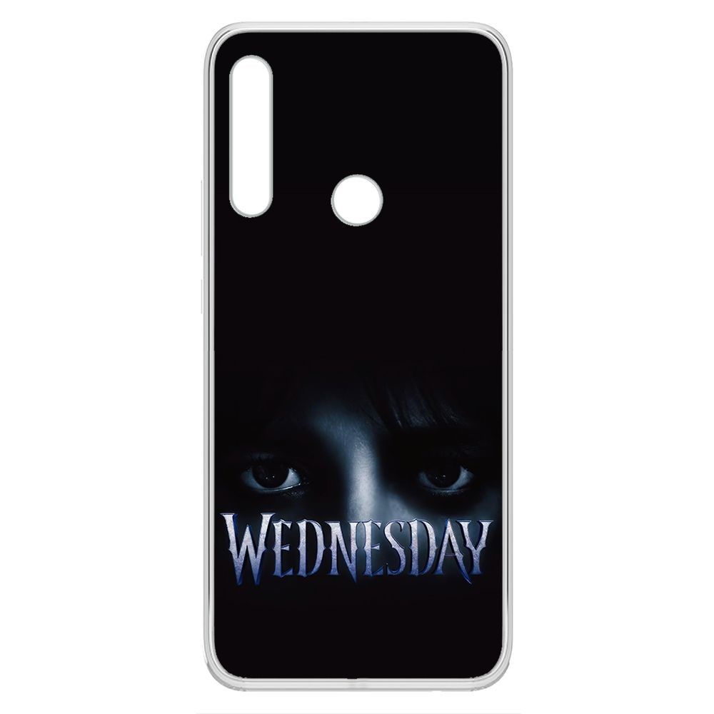 

Чехол-накладка Krutoff Clear Case Уэнсдей Аддамс - Логотип для Honor 9X, Прозрачный