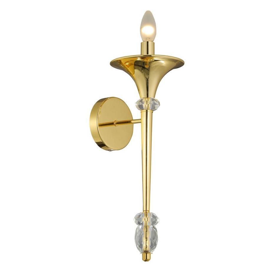 

Настенный светильник Crystal Lux Miracle Miracle AP1 Gold, Miracle AP1 Gold
