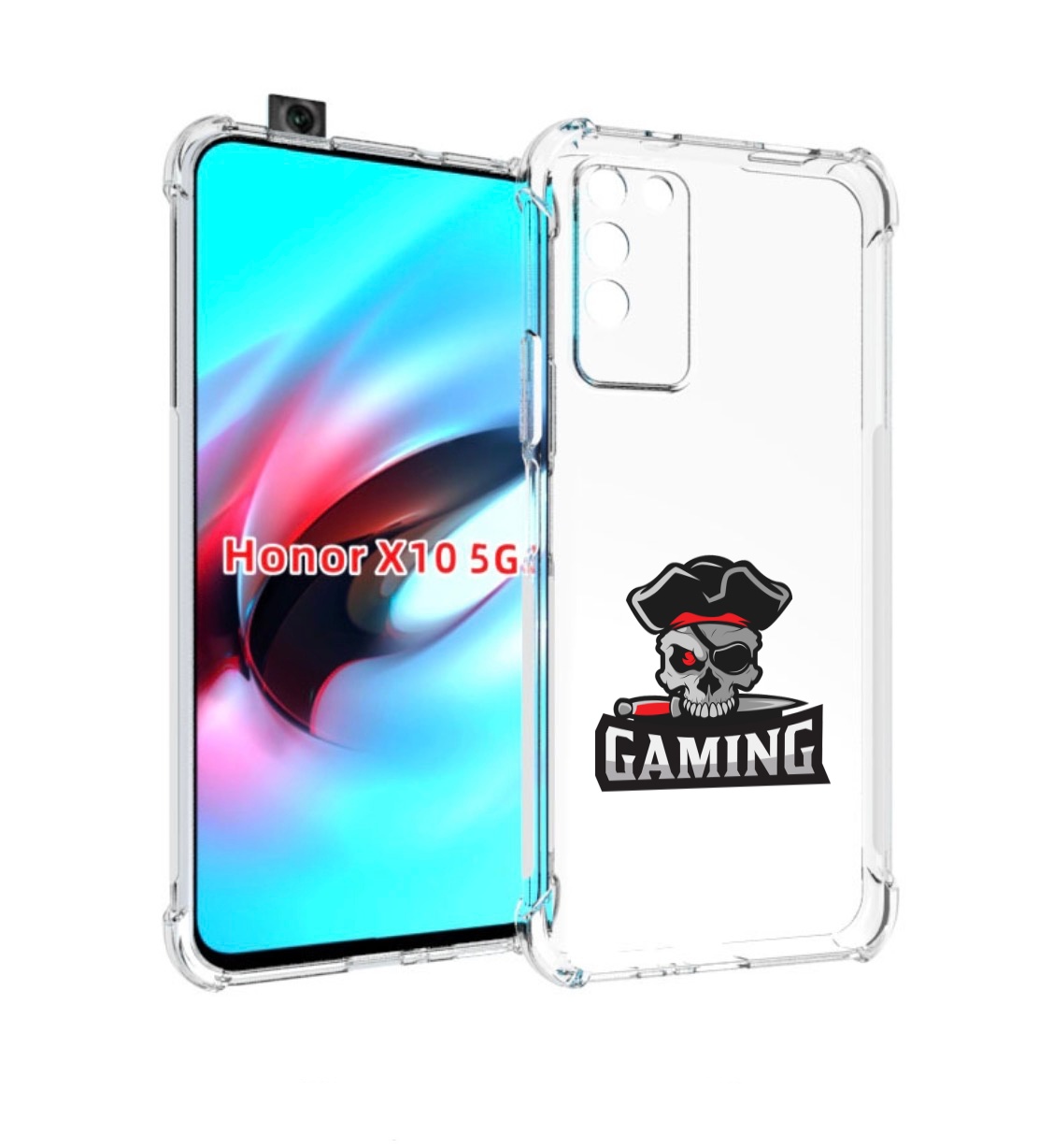 

Чехол MyPads Gaming-2 для Honor X10, Прозрачный, Tocco