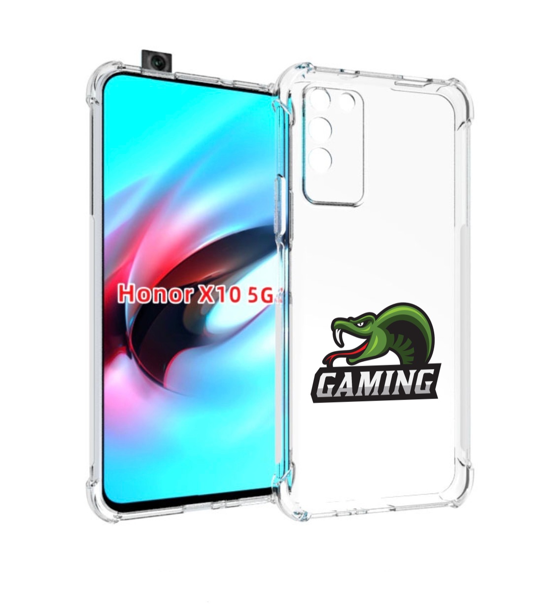 

Чехол MyPads Gaming-3 для Honor X10, Прозрачный, Tocco