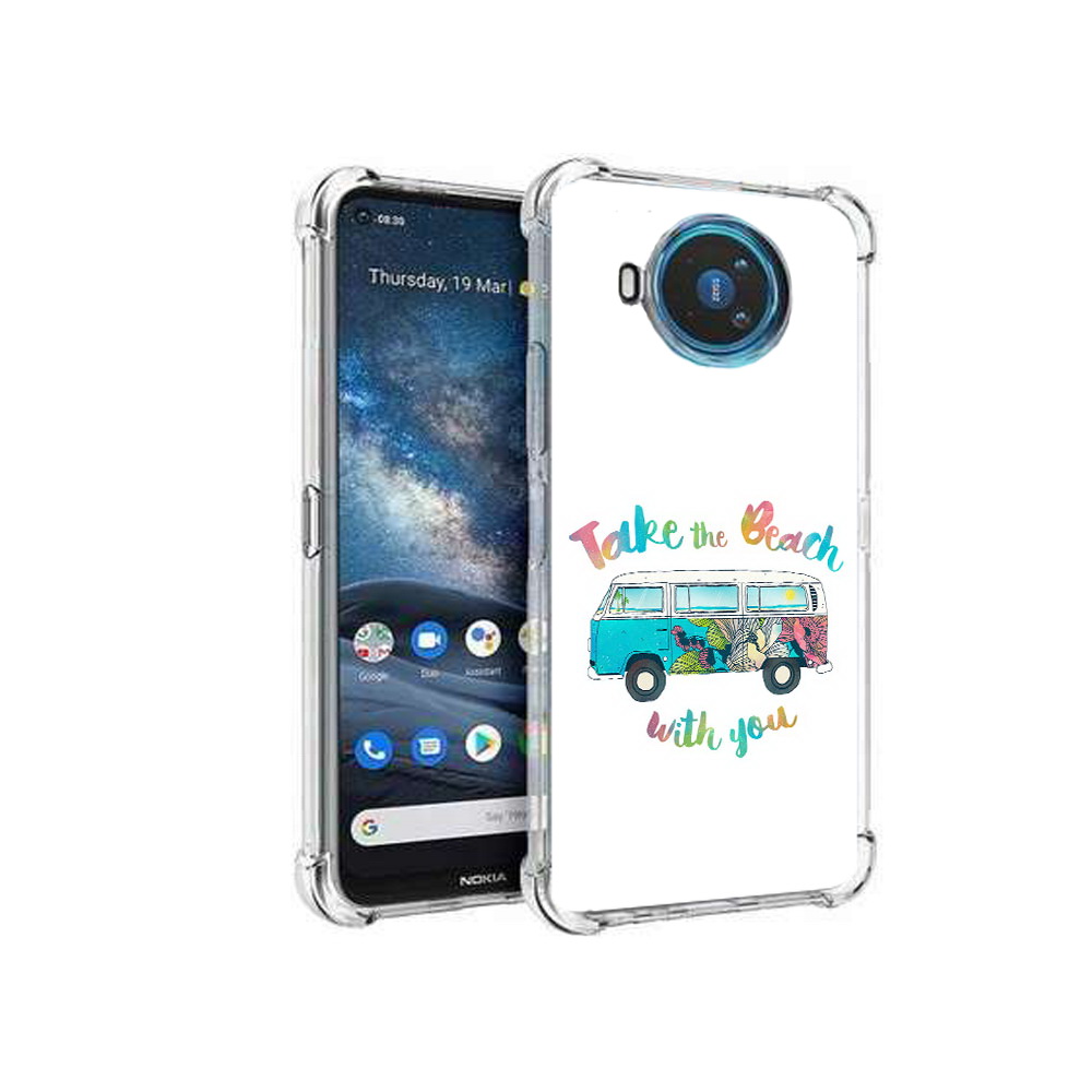 

Чехол MyPads Tocco для Nokia X100 Хиппи автобус (PT227057.109.190), Прозрачный, Tocco